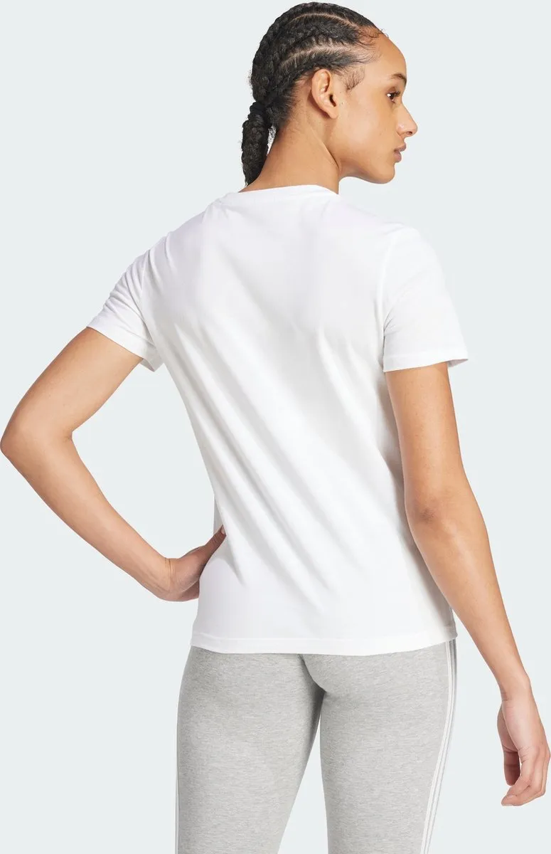 adidas Essentials Slim Logo T-shirt GL0768 - Wit - L