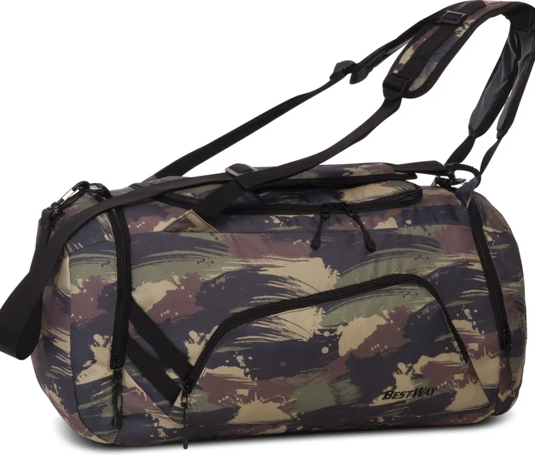 Bestway Sporttas Camo Groen 32L