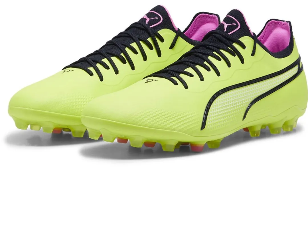 PUMA King Ultimate Mg Voetbalschoenen - 44.5 - Electric Lime