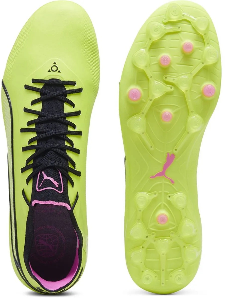 PUMA King Ultimate Mg Voetbalschoenen - 44.5 - Electric Lime