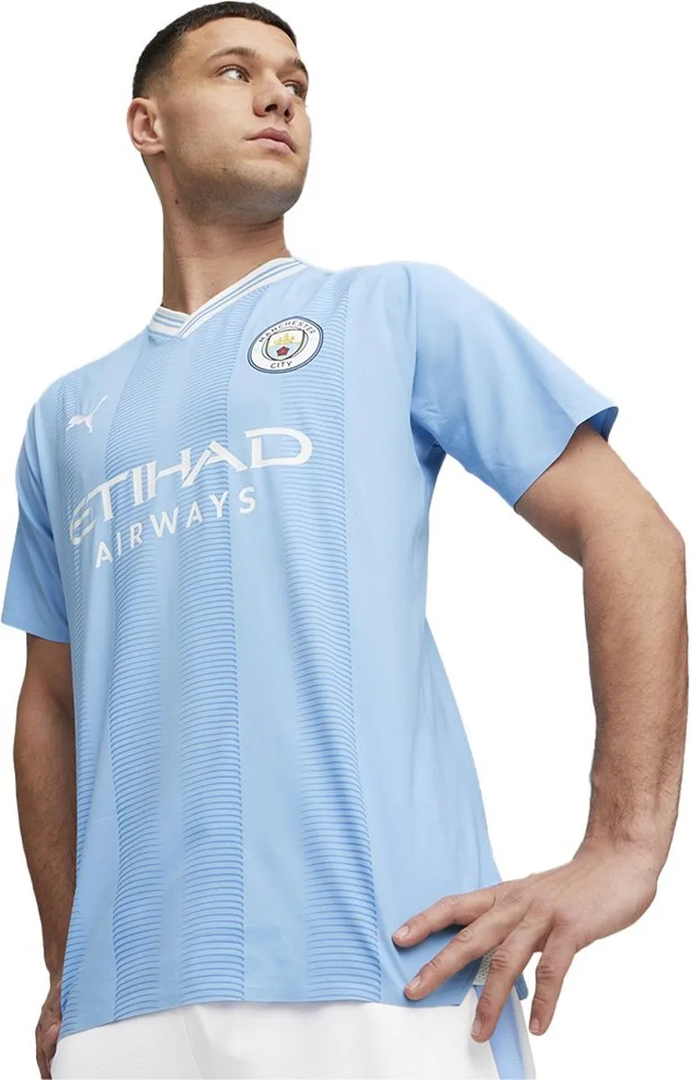 PUMA Manchester City FC Thuis T-shirt 23/24 - Light Blue M