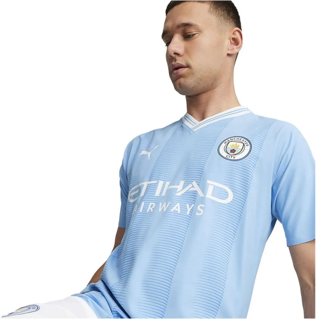 PUMA Manchester City FC Thuis T-shirt 23/24 - Light Blue M