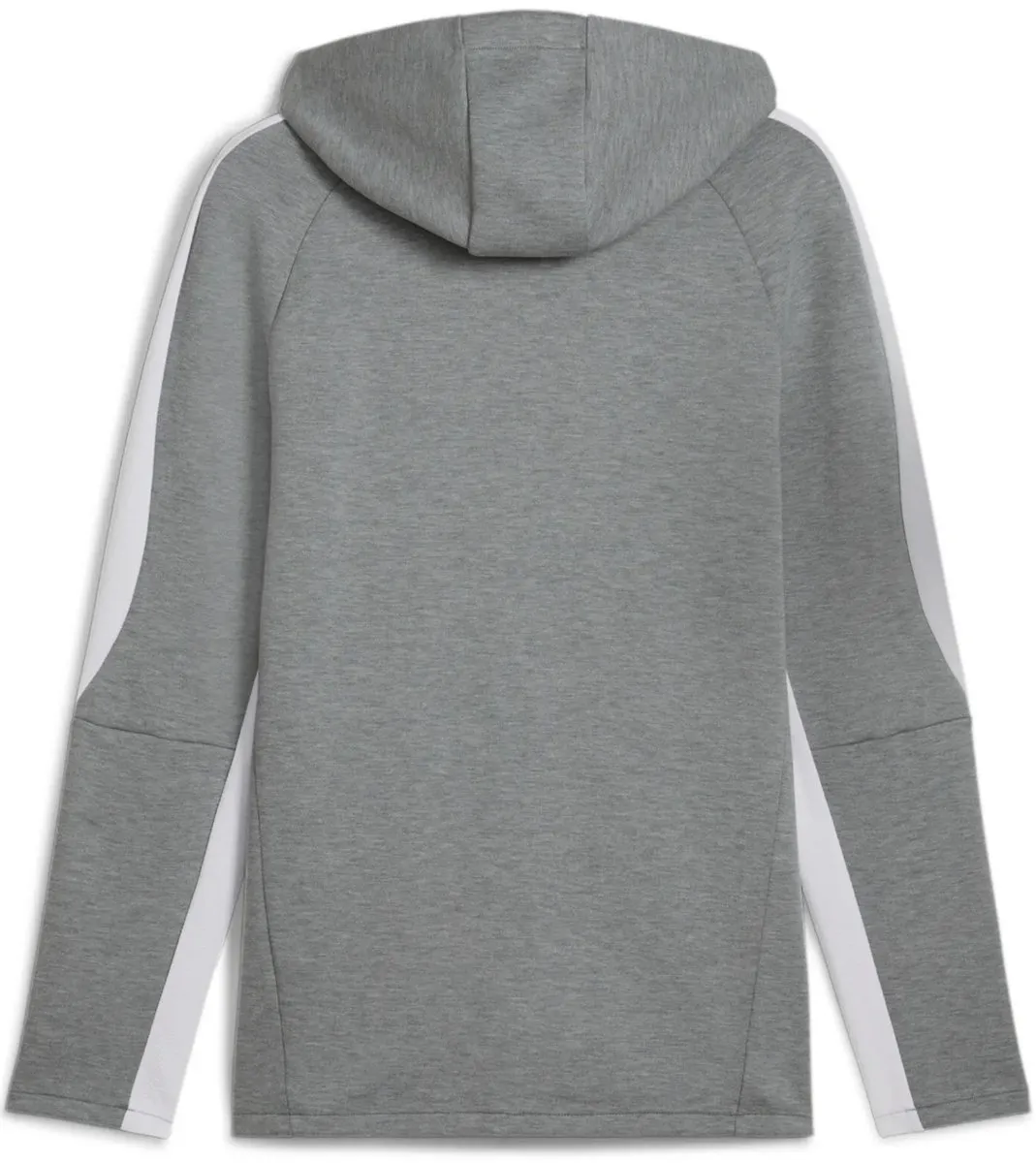 PUMA TeamEVOSTRIPE Sweat Jacke - M - Grijs/Wit