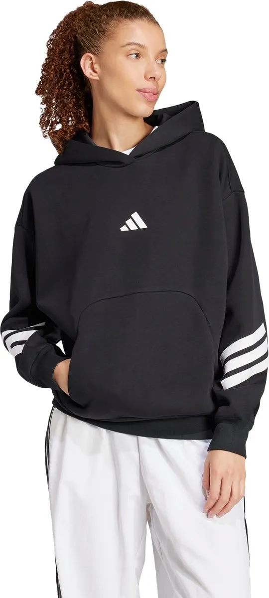 Adidas Future Icons 3-Stripes Hoodie JC5426 - Zwart