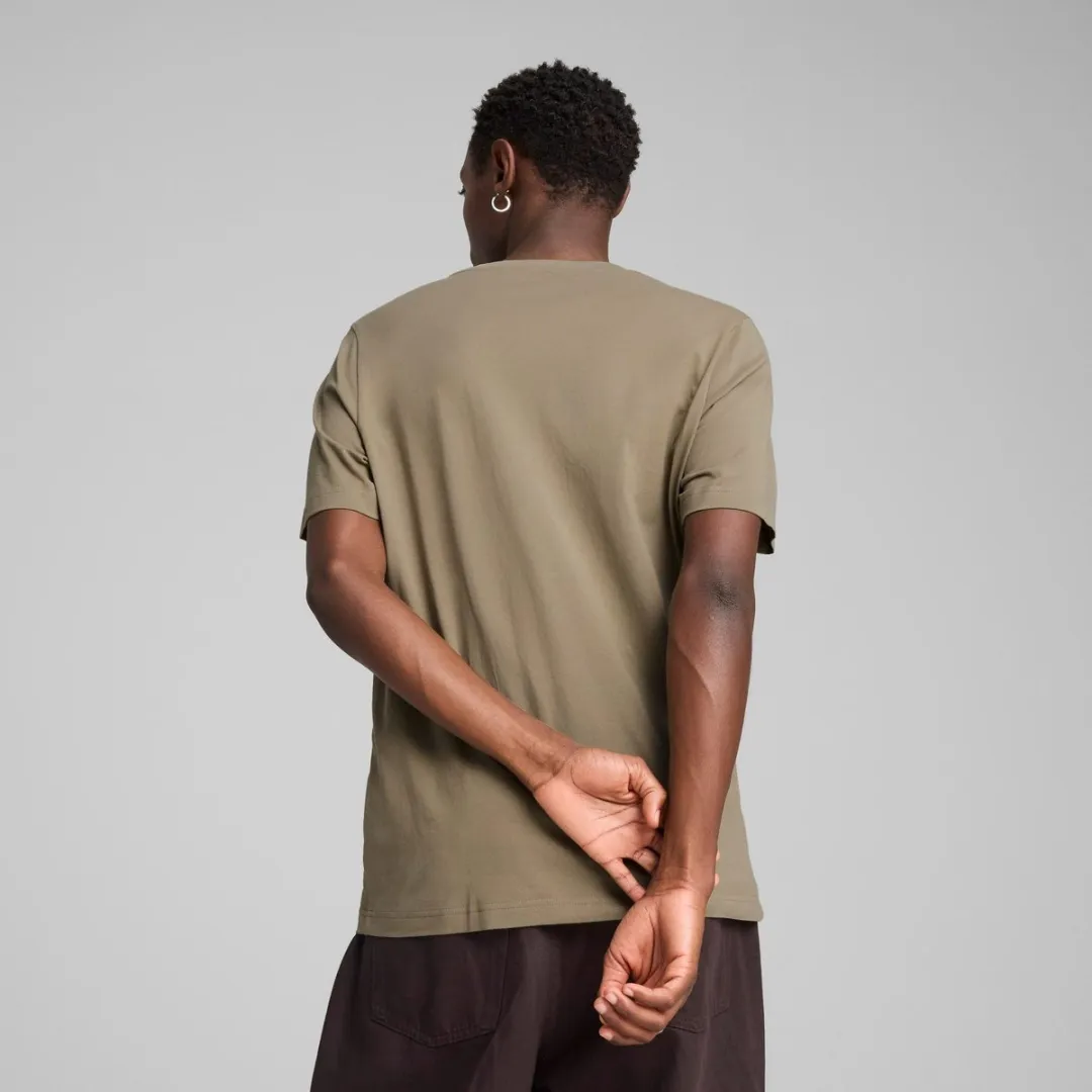 PUMA ESS Small No. 1 Logo Tee - Velvet Moss - Maat S
