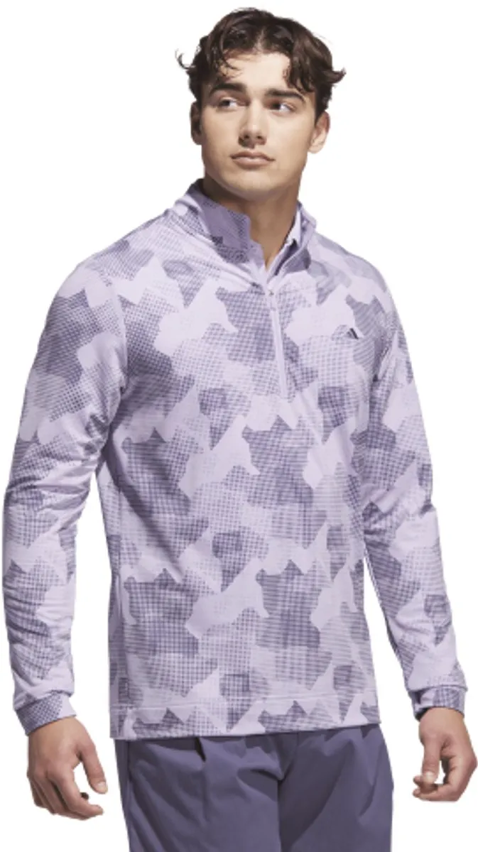 Adidas Go-To Print Z PowPlu Heren Midlayer - Mint - XL