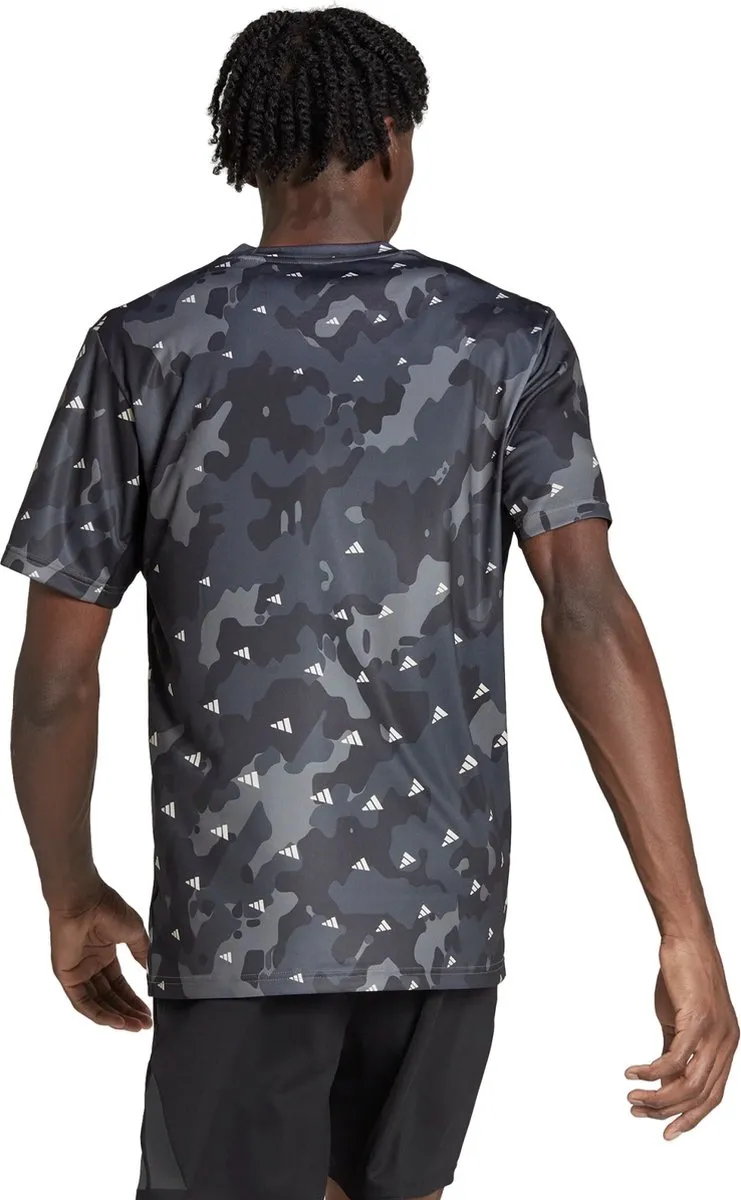 Adidas Sportshirt Seasonal Training Logo Heren S - Zwart