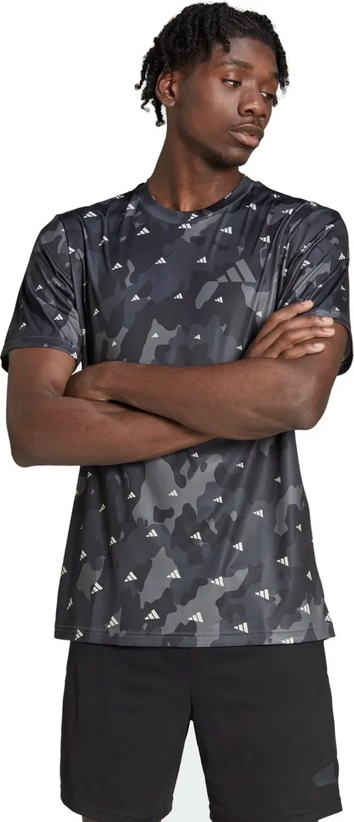 Adidas Sportshirt Seasonal Training Logo Heren S - Zwart - afbeelding 6 van 6