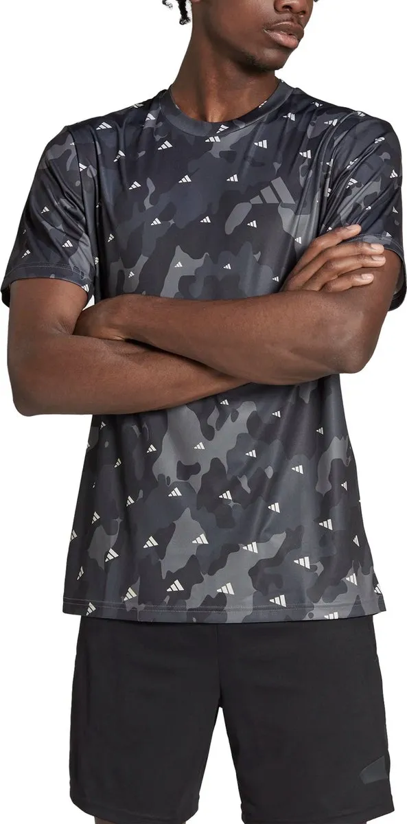 Adidas Sportshirt Seasonal Training Logo Heren S - Zwart