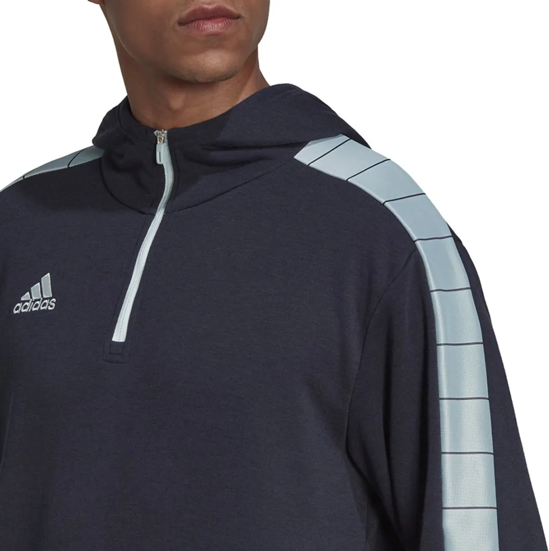 Adidas Tiro Hoodie Heren - M - Donkerblauw