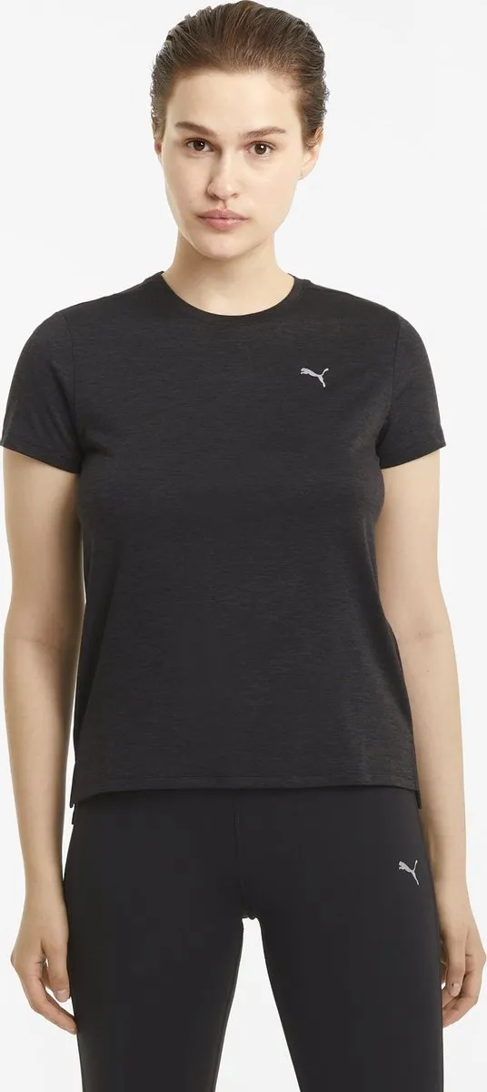 PUMA Run Favorite Heather Sportshirt Dames - Maat L