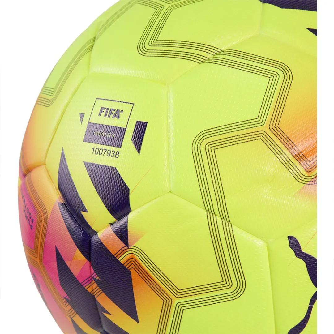 PUMA Orbita Match PL Lights Voetbal 5 - Fluo Geel