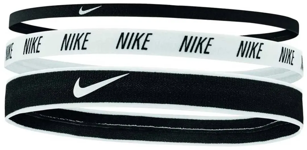 Nike Mixed Headbands 3-Pack - Zwart/Wit