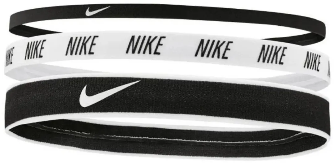 Nike Mixed Headbands 3-Pack - Zwart/Wit