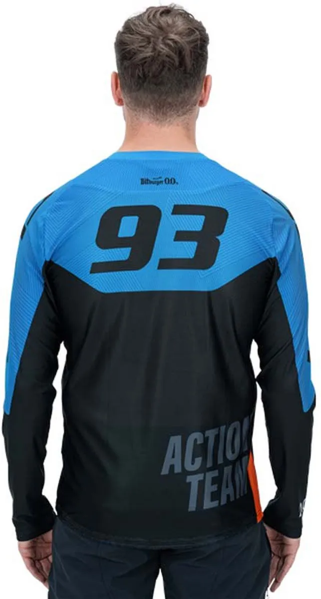 Cube Edge Actionteam Enduro-trui - XXL - Blauw/Zwart