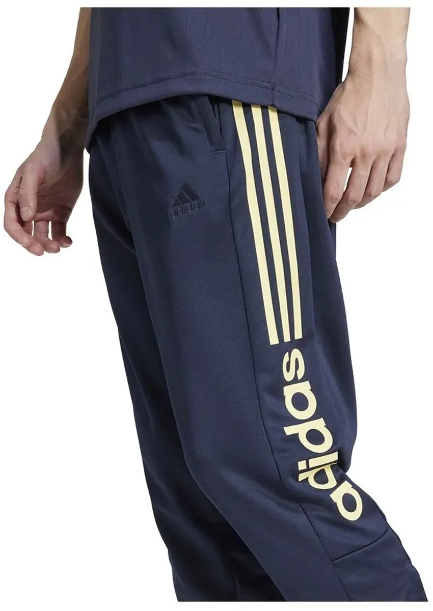 Adidas Tiro Wordmark Trainingsbroek IC6777 - L - Legend Ink/Almost Yellow