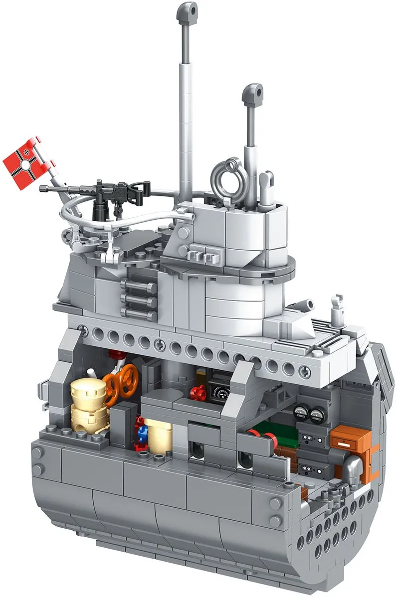 Revell 00960 Brick System Onderzeeër Das Boot Bouwset 6483 Stuks - Multi