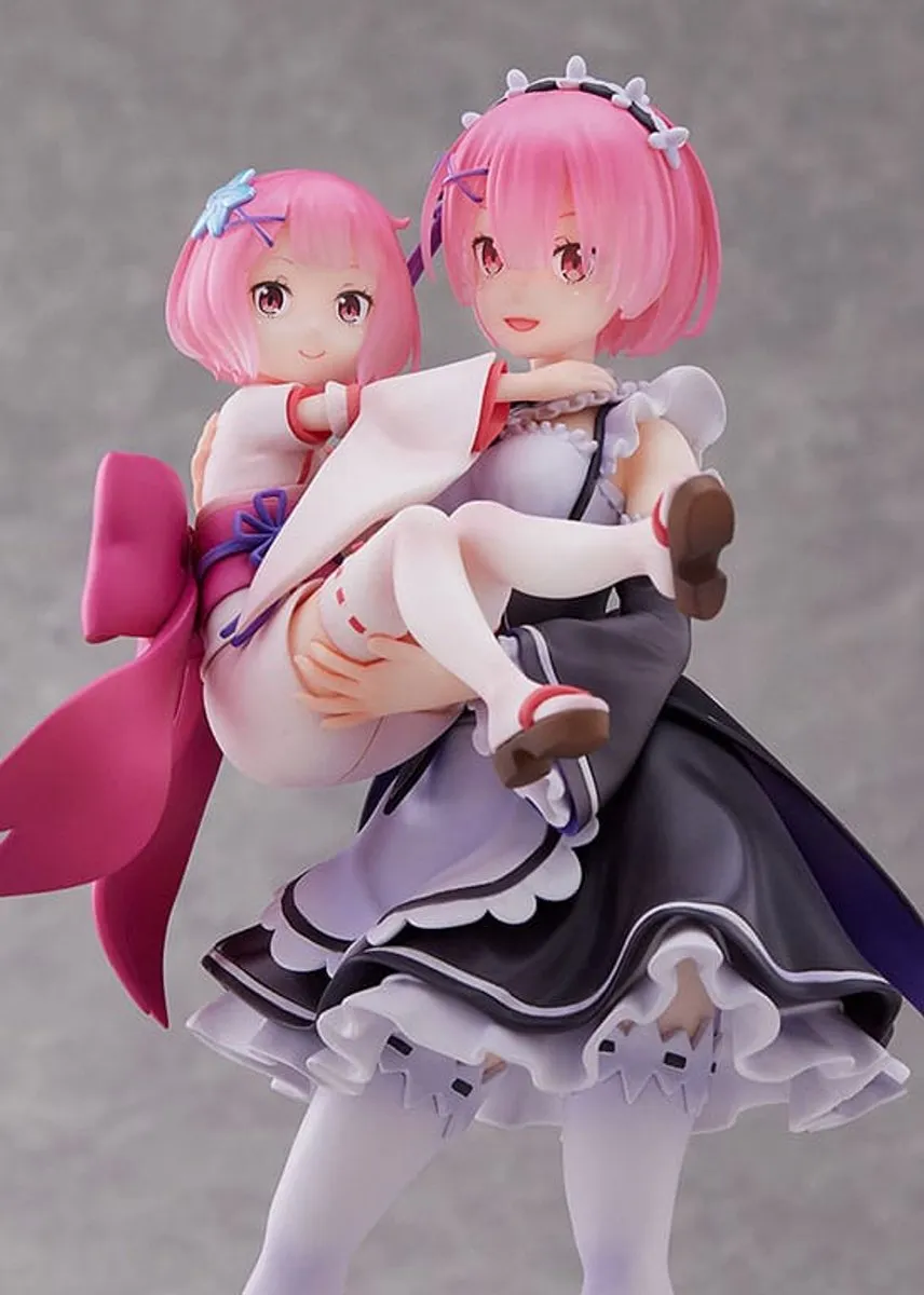 Sega Re:Zero Ram & Childhood Ram 1/7 PVC Statue - 23cm Multicolor - afbeelding 6 van 6