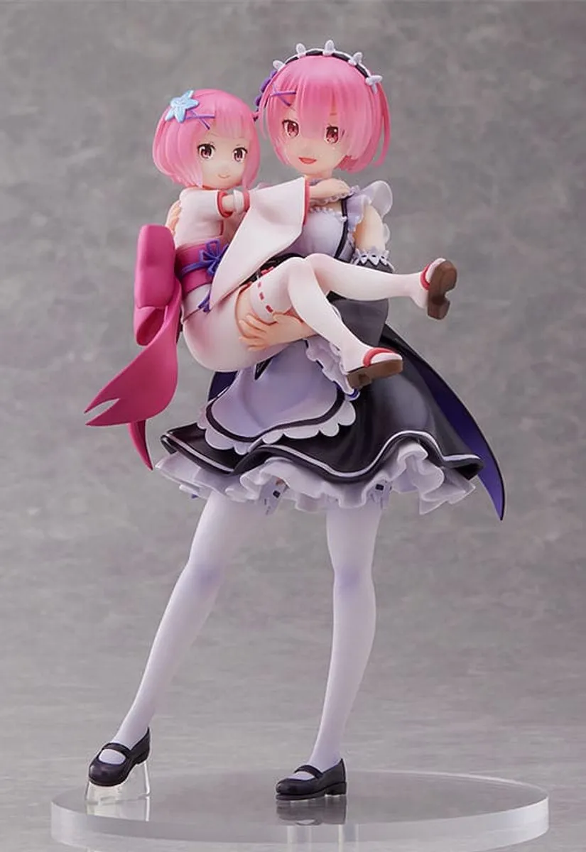 Sega Re:Zero Ram & Childhood Ram 1/7 PVC Statue - 23cm Multicolor - afbeelding 2 van 6