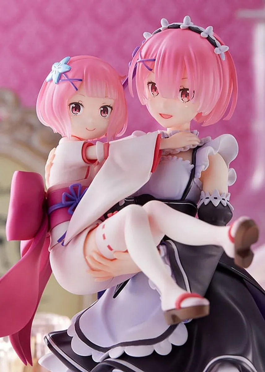 Sega Re:Zero Ram & Childhood Ram 1/7 PVC Statue - 23cm Multicolor - afbeelding 5 van 6
