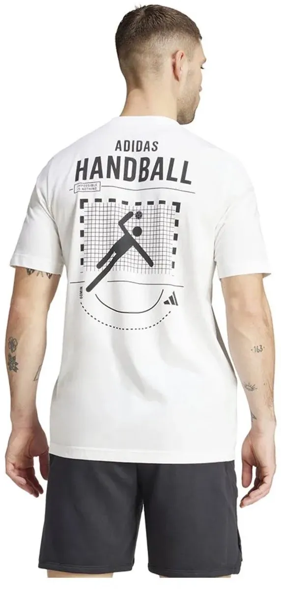 adidas Performance Handball Category Graphic T-shirt IY2447 - Wit L