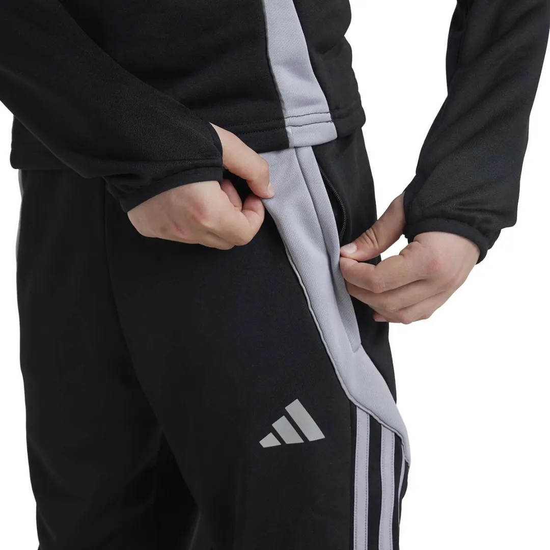 Adidas Tiro 24 Winterized Trainingsbroek Kinderen 152 - Zwart/Grijs