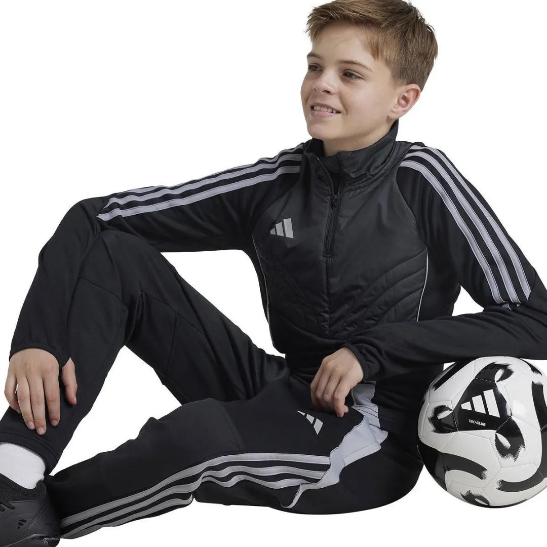 Adidas Tiro 24 Winterized Trainingsbroek Kinderen 152 - Zwart/Grijs