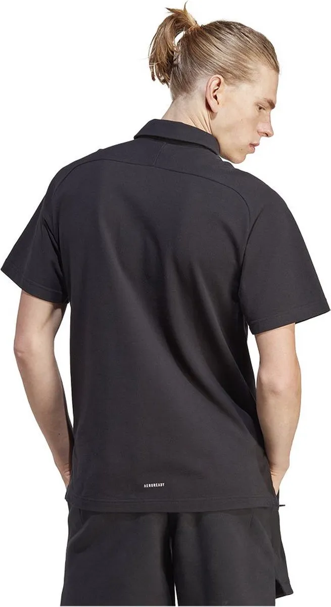 adidas Z.N.E. Premium Poloshirt IA3124 - Heren M - Zwart