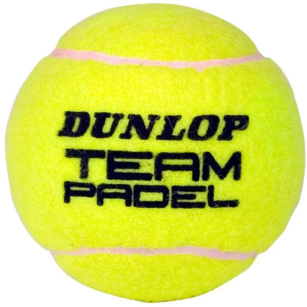 Dunlop Team Padelballen 3 Stuks - Geel