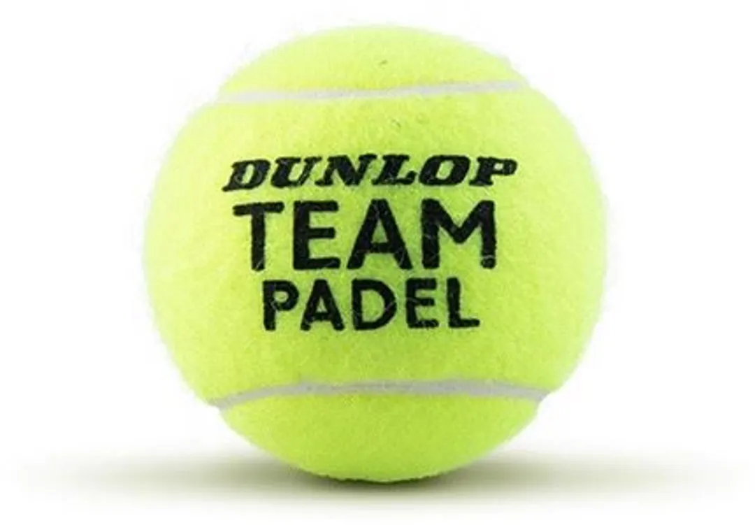 Dunlop Team Padelballen 3 Stuks - Geel