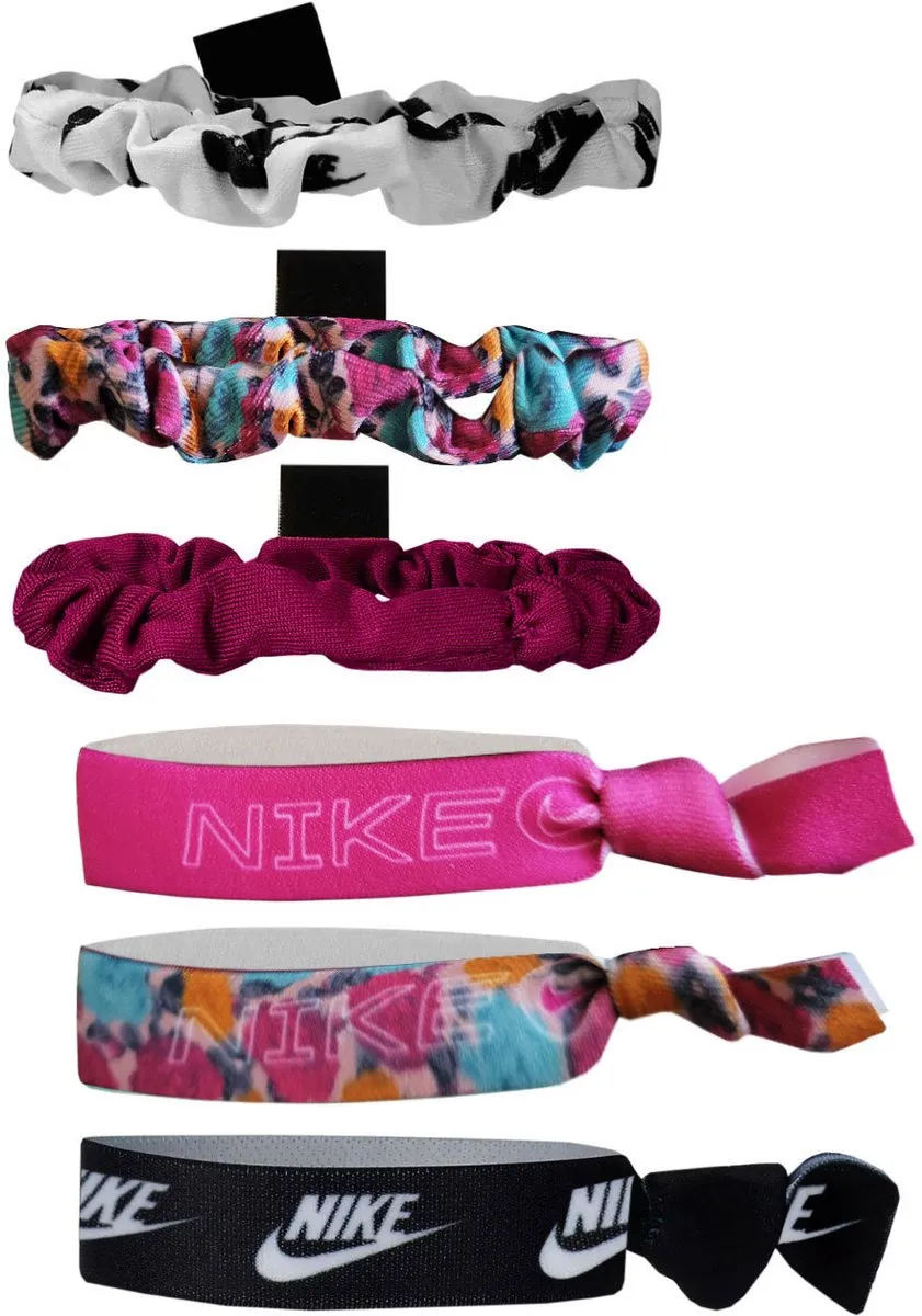 Nike Gumki Do Haar Ponytail Holders 6 Stuks