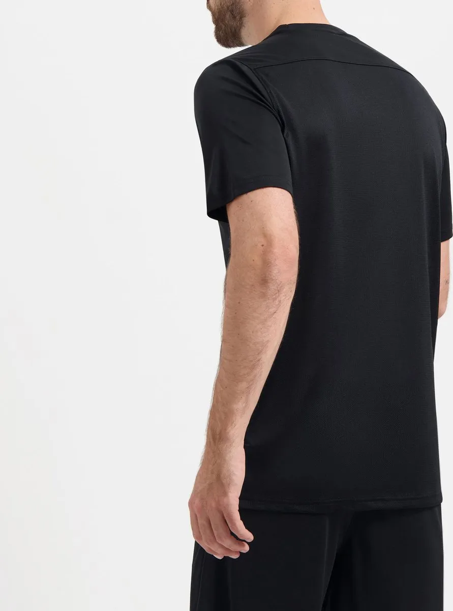 Nike Park VII SS Mannen Sportshirt Zwart - XL