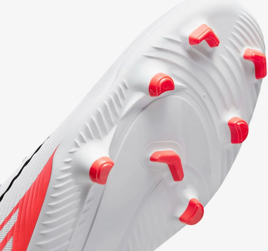 Nike Mercurial Vapor 15 FG/MG Sportschoenen - Maat 45 - Wit/Rood/Zwart