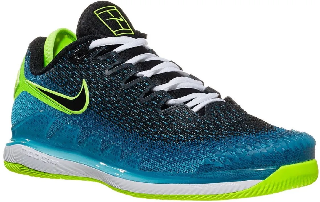 Nike Air Zoom Vapor X Knit Tennisschoenen 41 - Groen/Geel