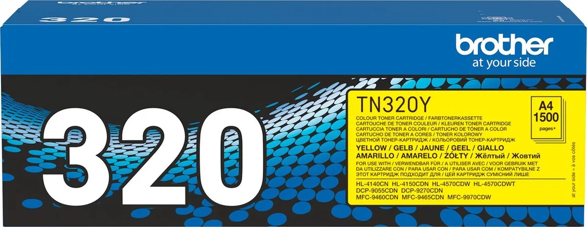 Brother TN-320Y Tonercartridge - Geel