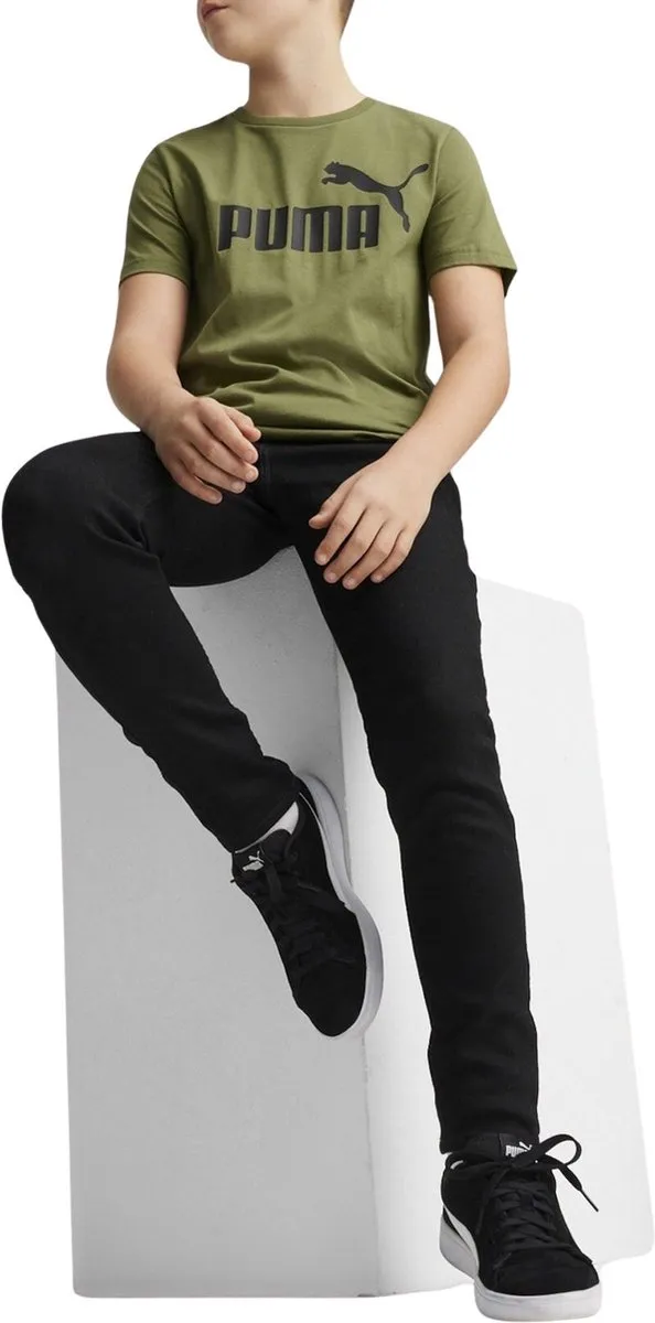 PUMA ESS Logo Tee B FALSE T-shirt - 116 Olive Green