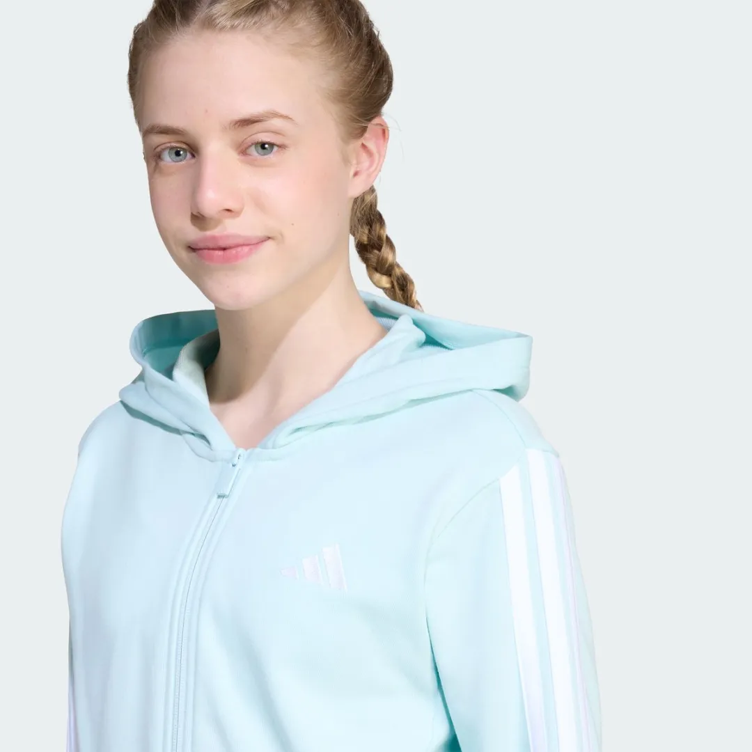 adidas Essentials Ritshoodie Kids JY4984 - 128 - Turquoise