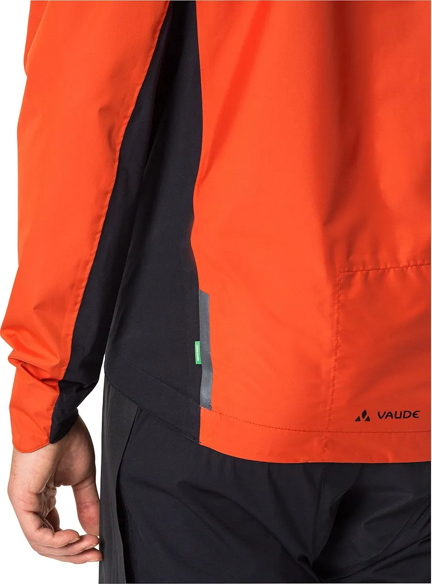 Vaude Kuro Rain Regenjas - Glowing Red - Heren S - afbeelding 6 van 6