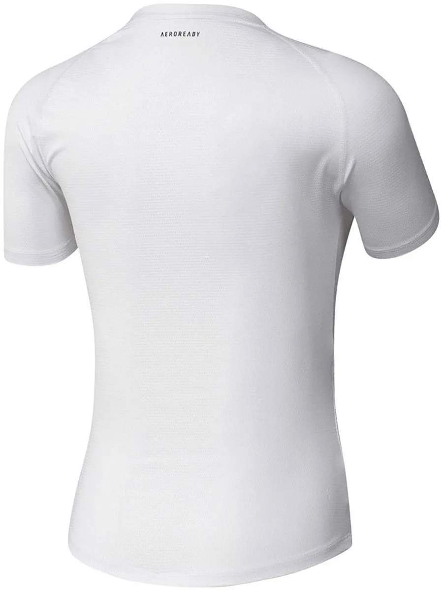Adidas The Baselayer Korte Mouwen Basislaag L - Wit