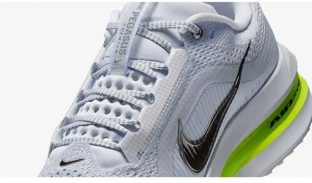 Nike Pegasus Race Series Sportschoen 40 - Wit/Groen/Zilver