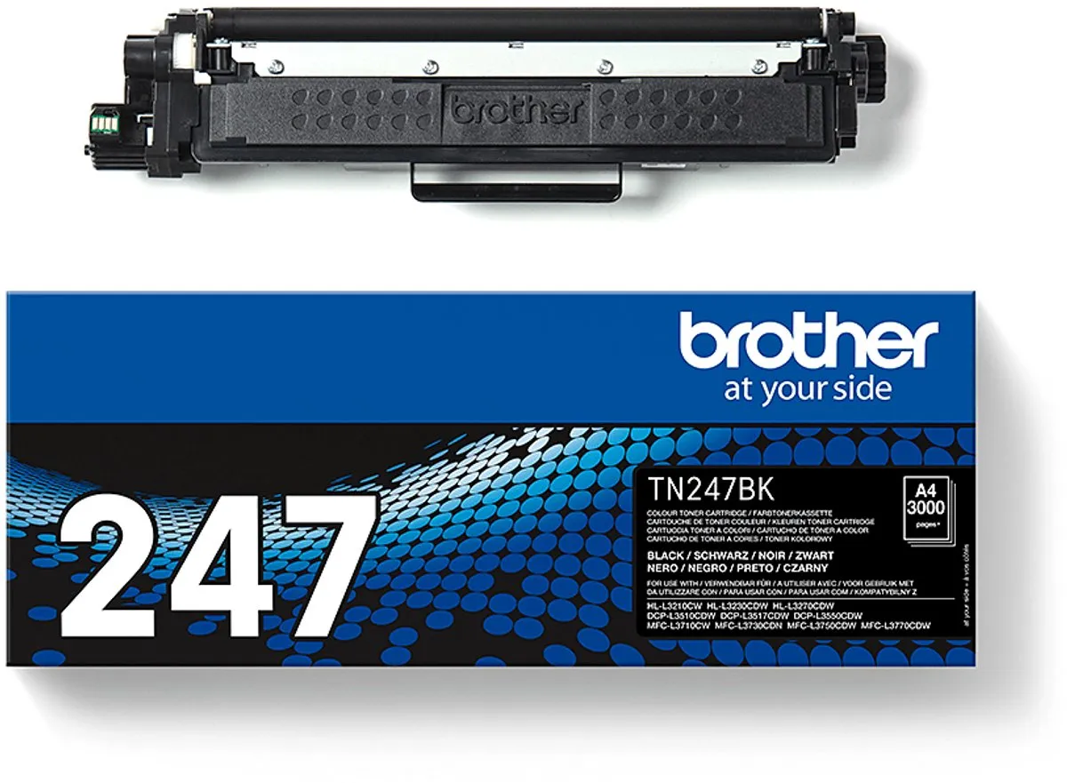 Brother TN-247BK Tonercartridge - 20 Stuks (4x5)