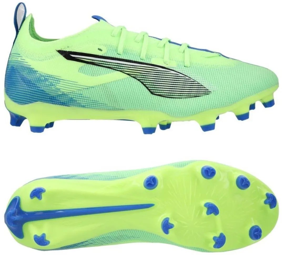 PUMA Ultra 5 Pro FG Voetbalschoenen 41 - Fizzy Apple/Wit/Blauw