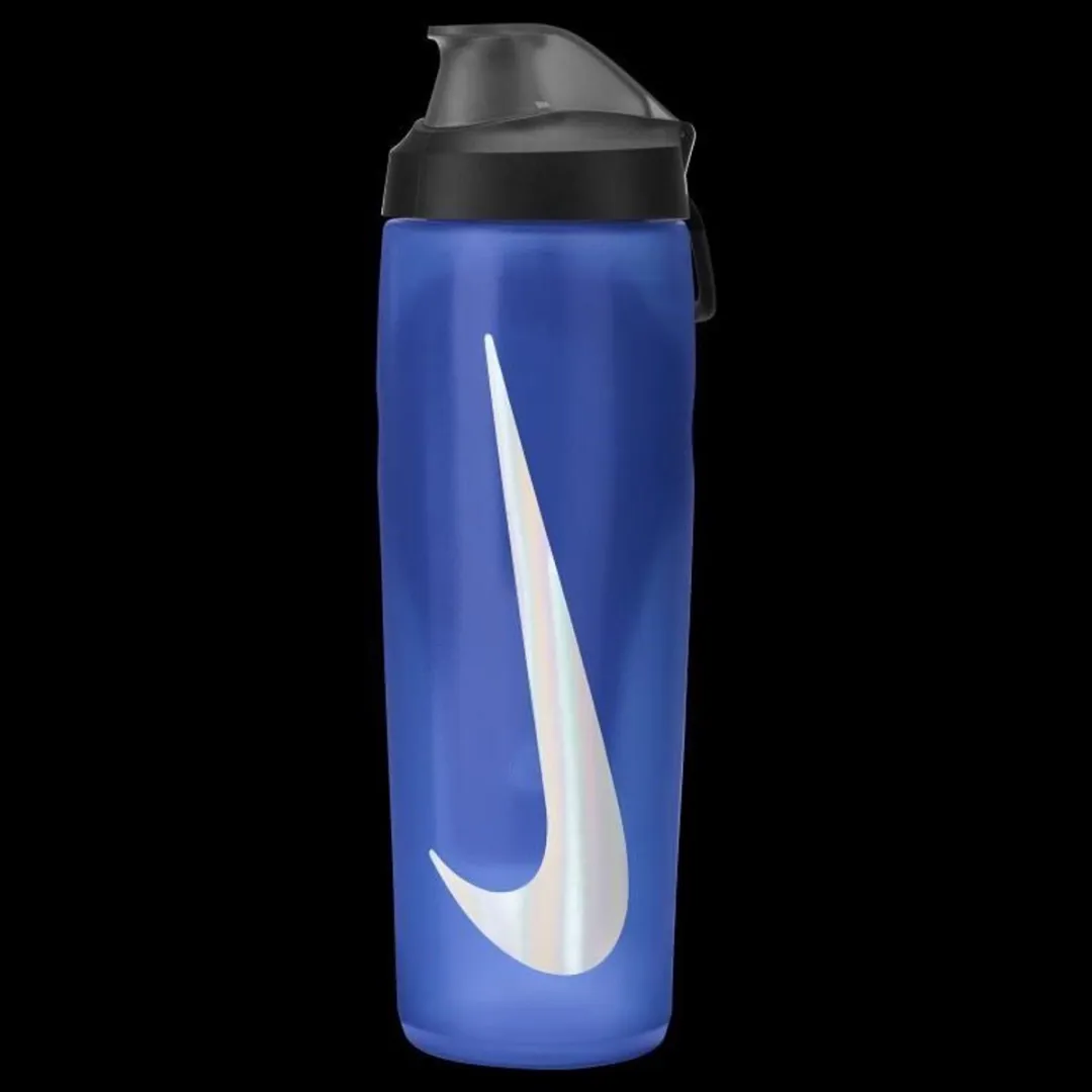 Nike Refuel Locking Lid Bidon 710ml - Blauw