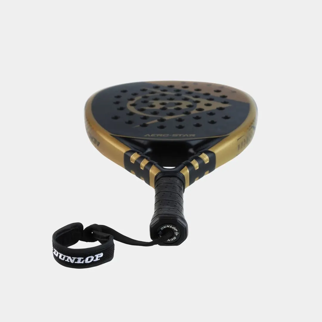 Dunlop Aero-Star 2023 Padelracket - L0 - Zwart/Goud
