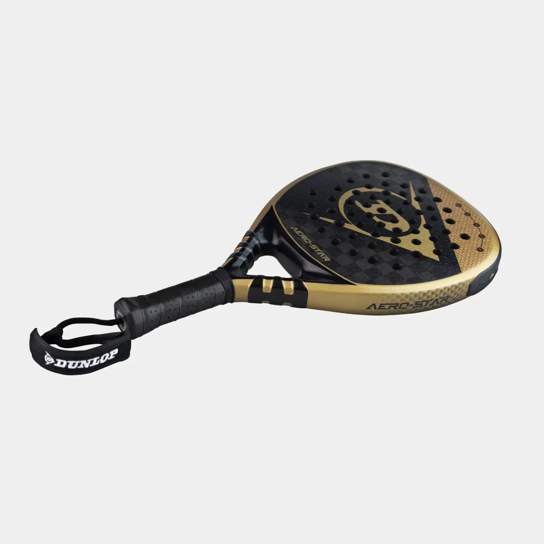 Dunlop Aero-Star 2023 Padelracket - L0 - Zwart/Goud
