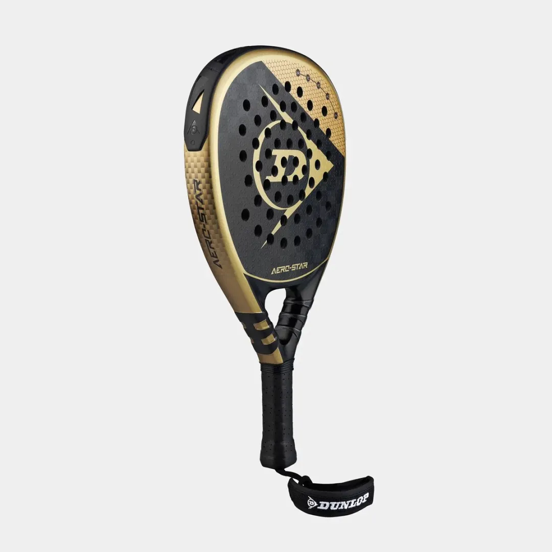 Dunlop Aero-Star 2023 Padelracket - L0 - Zwart/Goud