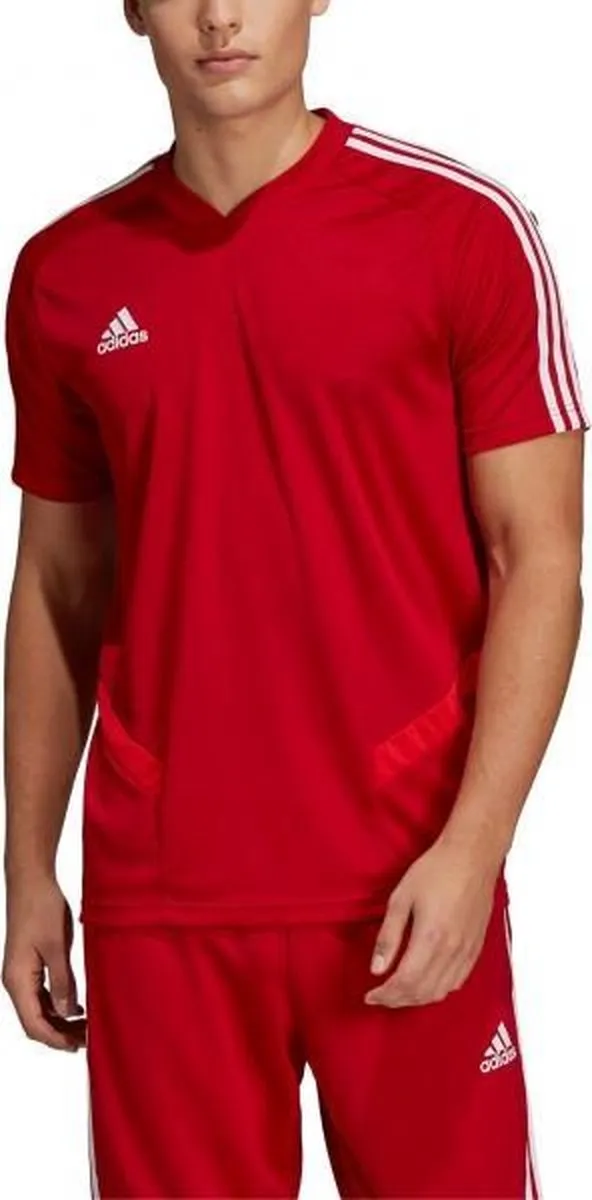 adidas Tiro 19 Sportshirt Kids DT5285 - XL - Donkerblauw