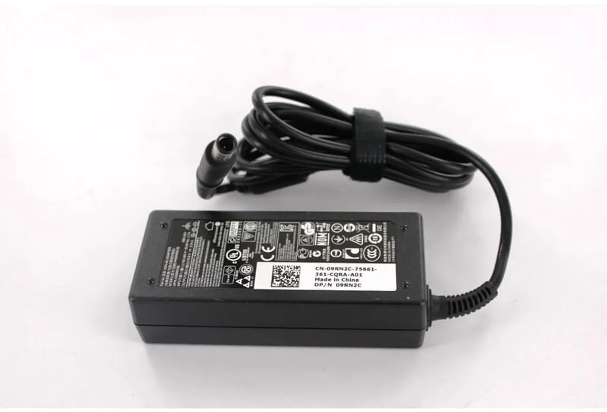 Dell PA-12 65W Laptop Oplader - 7.4x5.0mm - Zwart