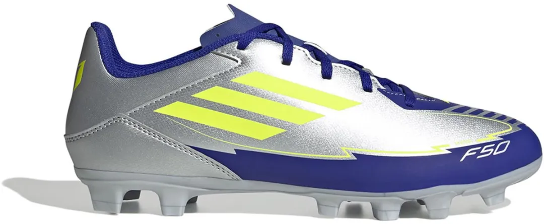 Adidas F50 Club Messi FG Voetbalschoenen - 43 1/3 - Zilver