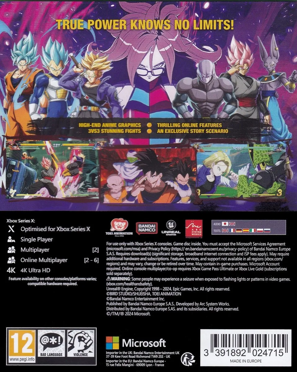 Bandai Namco Dragon Ball FighterZ